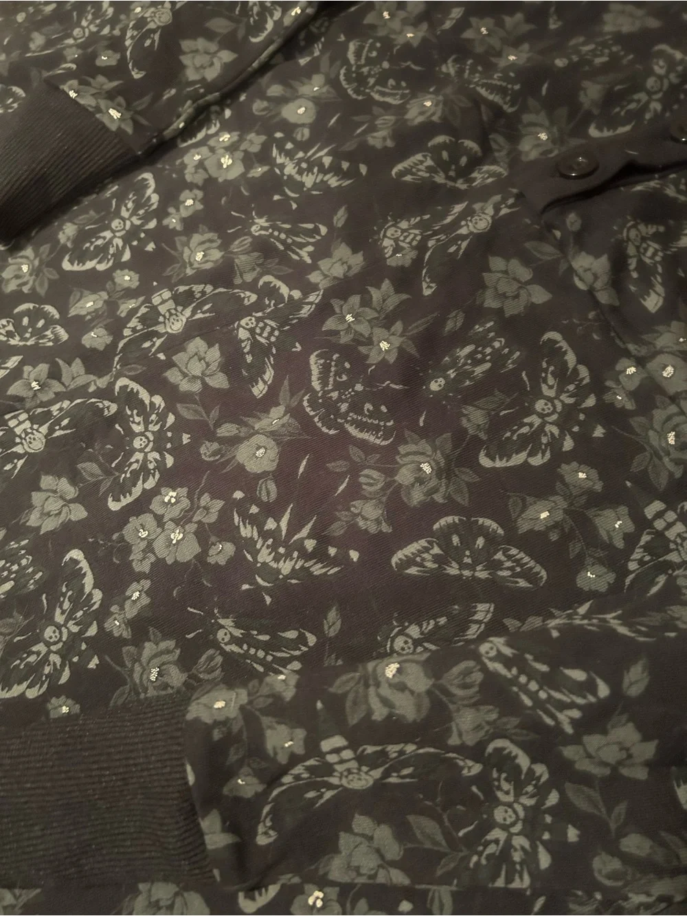 Killstar floral moth romper XL new - Picture 2 of 7